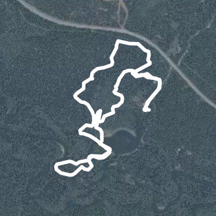 Ranch walking route map in Saint-Siméon