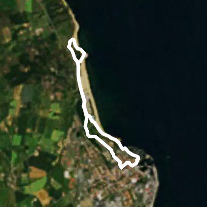 Vårhallarna walking route map in Simrishamn