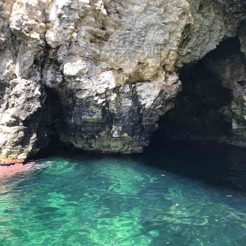 Beauty of Tarhankut walking route map in Olenivka