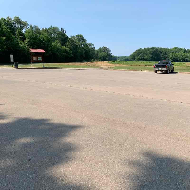 Flint River Green Way walking route map in Gurley