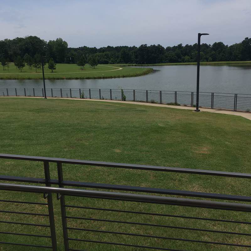 Around Bringle Pond and the Rec Center A&M campus walking route map in Texarkana