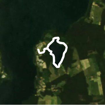 Pätschsee Round walking route map in Zislow