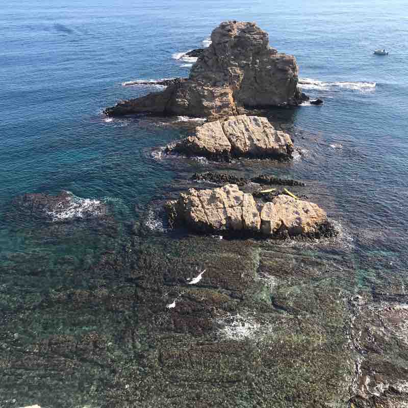 Cala Blanca and Cap Prim walking route map in el Portitxol
