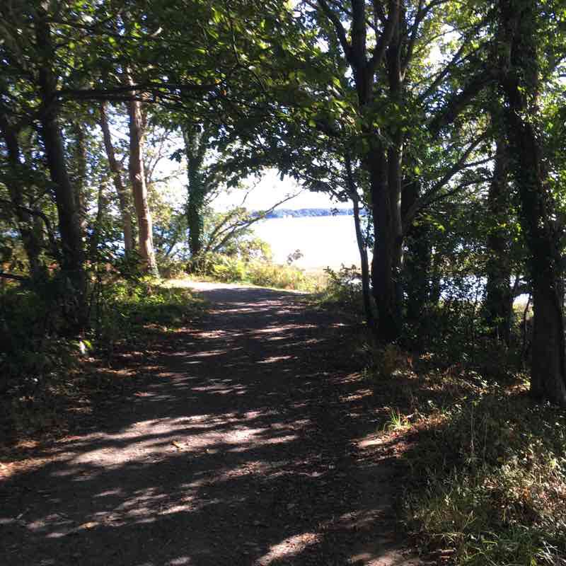 Lanester Boatyard walking route map in Kervignac