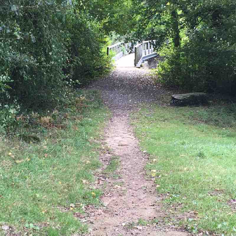 Arzano moulin walking route map in Plouay