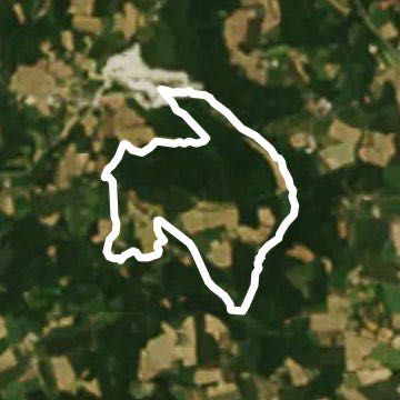 Guilligaumarch walking route map in Plouay