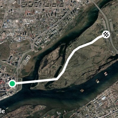 Арка - Татышев - Октябрьский мост