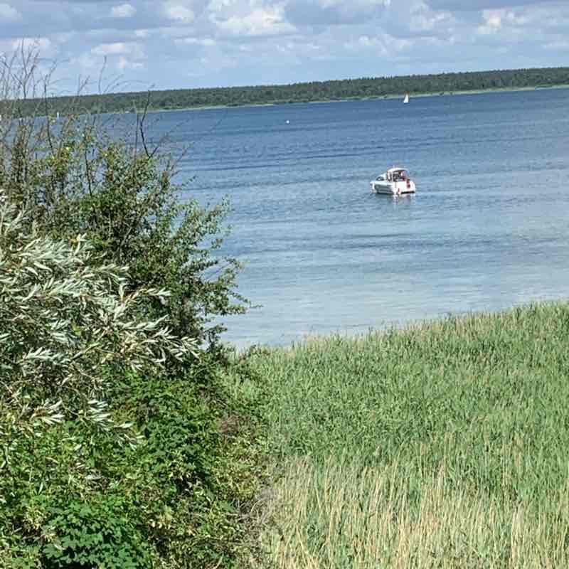 By bike from Waren to Röbel walking route map in Waren (Müritz)