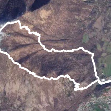 Monte Musinè walking route map in Caselette