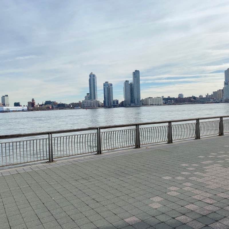 East River Park Walk New York City, New York, USA Pacer