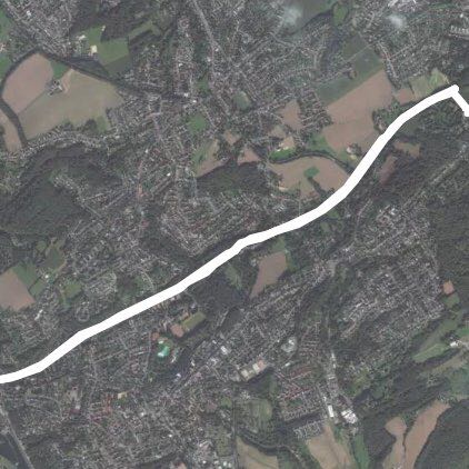 Bahntrasse nach Dahlhausen