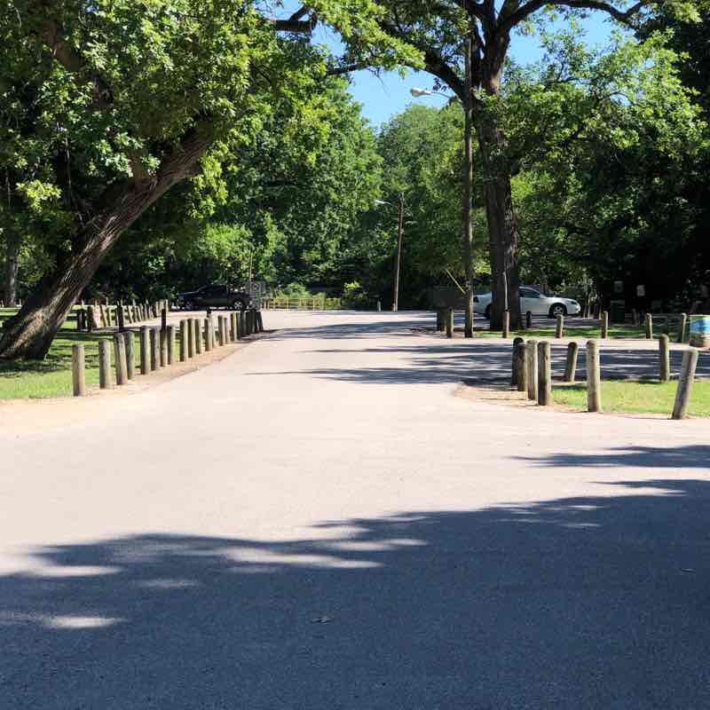 Country side ride walking route map in Waxahachie