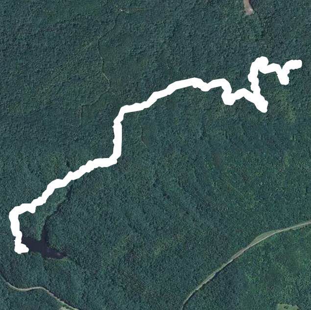 Morgan Lake to Little Hillabee Falls