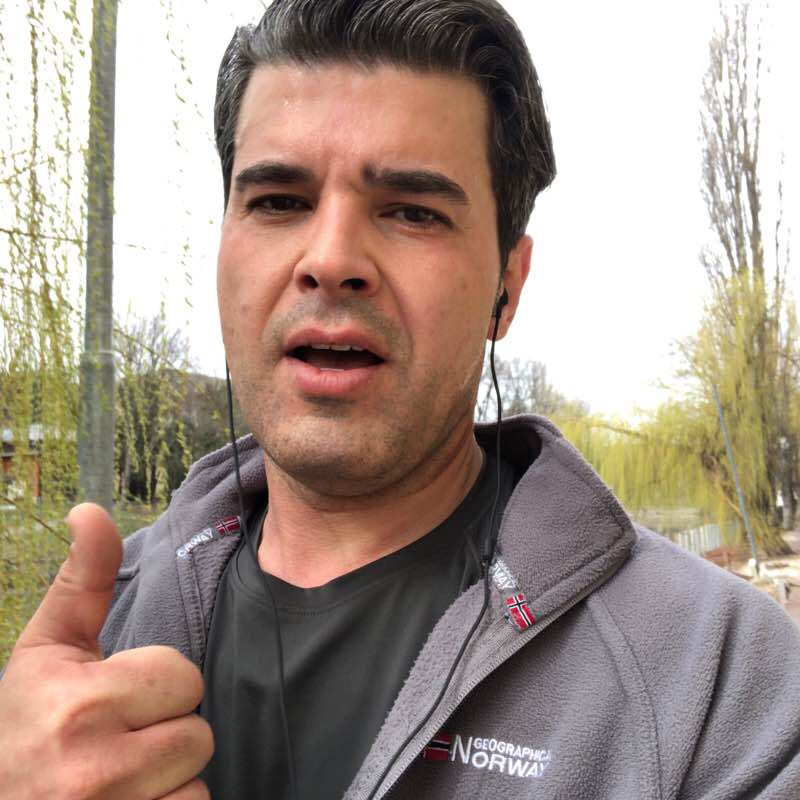 Morning Run walking route map in Timișoara