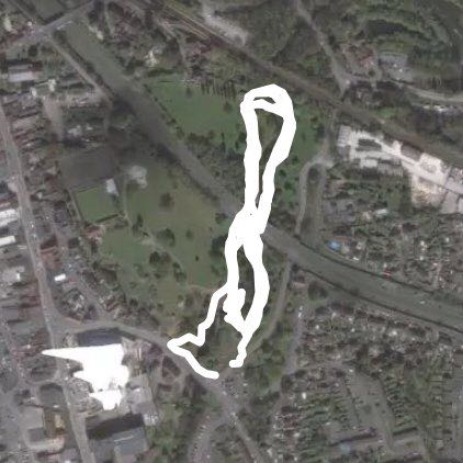 Keynsham park run walking route map in Keynsham