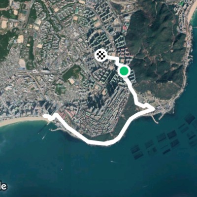 청사포 미포철길루트