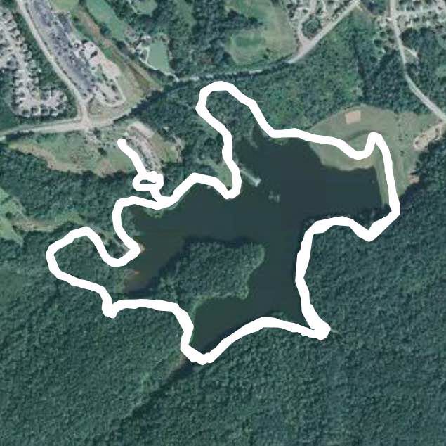 Little Mulberry Park walking route map in Auburn