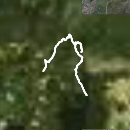 Tour of Echauri walking route map in Ciriza