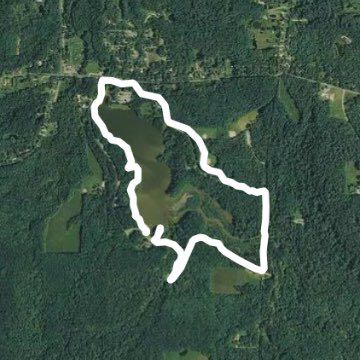 Hinkley Park walking route map in Richfield