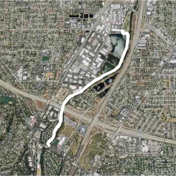 Los Gatos Creek Trail from Los Gatos Creek Park