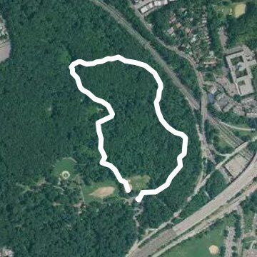 Winchester bllvd. queens walking route map in New Hyde Park