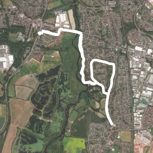 Dosthill Park Walk Fazeley, Tamworth, England Pacer