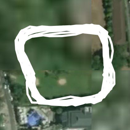 Said beach walking route map in Tambon Karon