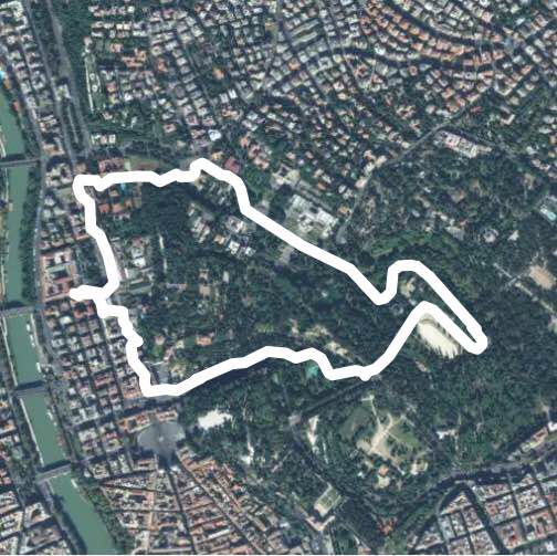 Bourgeois Villa Rome in Lazio | Walking Map