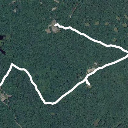 Wompatuck state parl walking route map in Cohasset