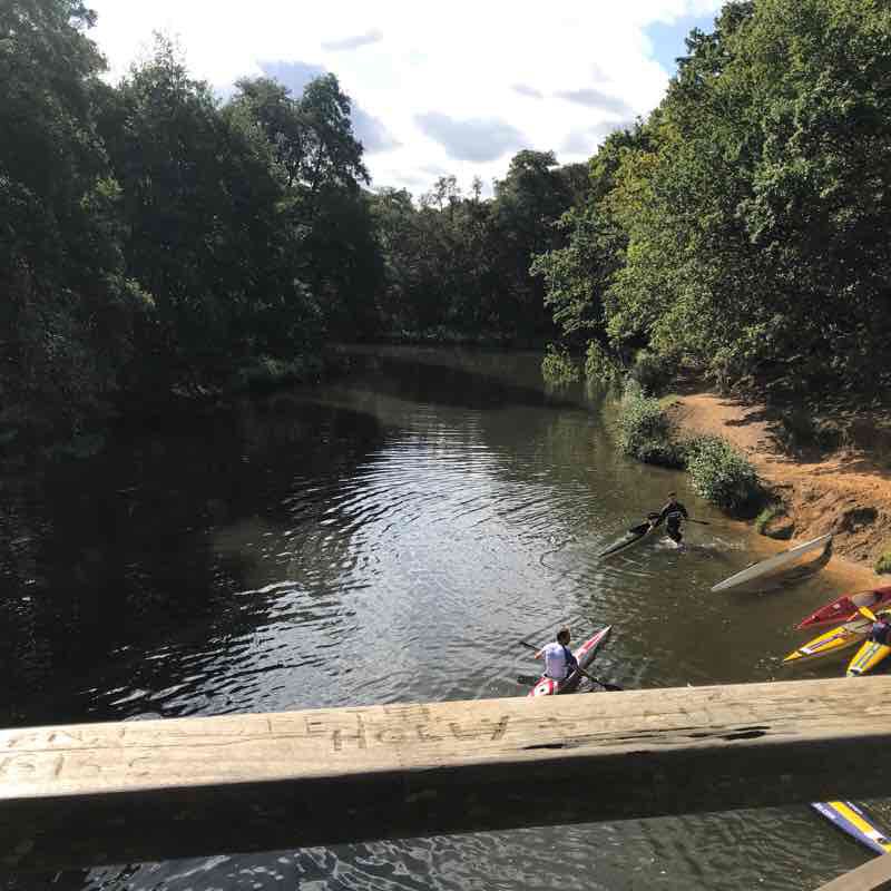 Farnham to Reigate North Downs 50km race route including Box Hill walking route map in Farnham