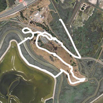 Don Edwards SFB Refuge North walking route map in Newark