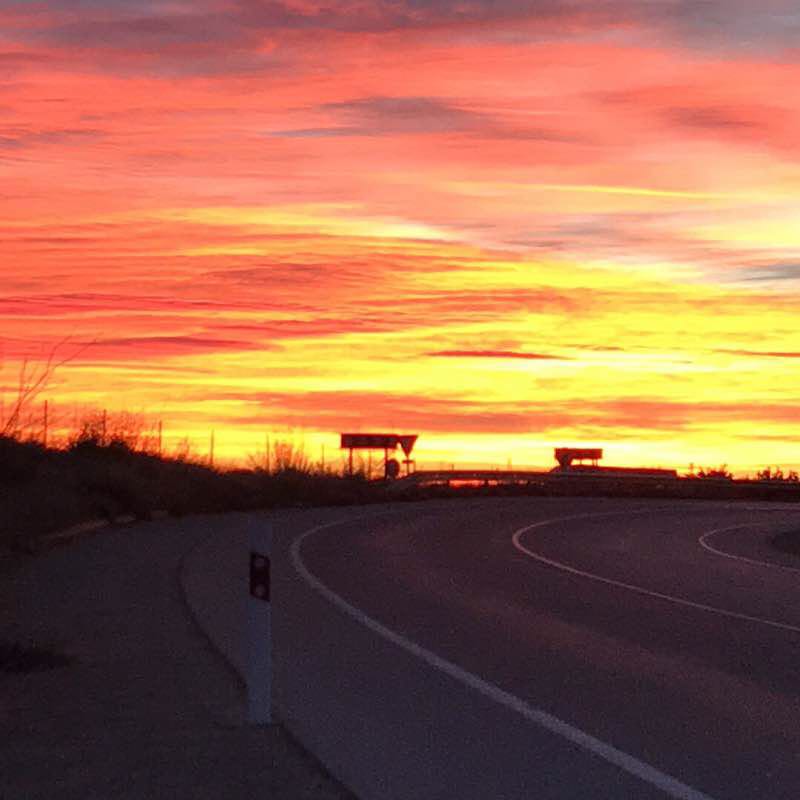 Juan Vi Zaragoza walking route map in Nules