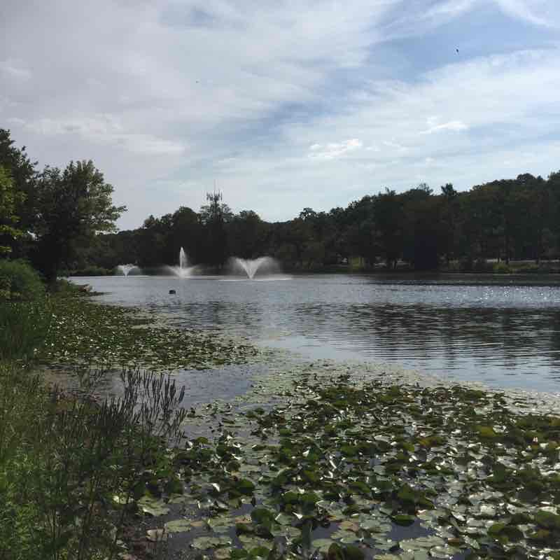 Watchung nj lakefront walking route map in North Plainfield