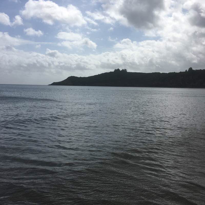 Sea side walking route map in Plouha