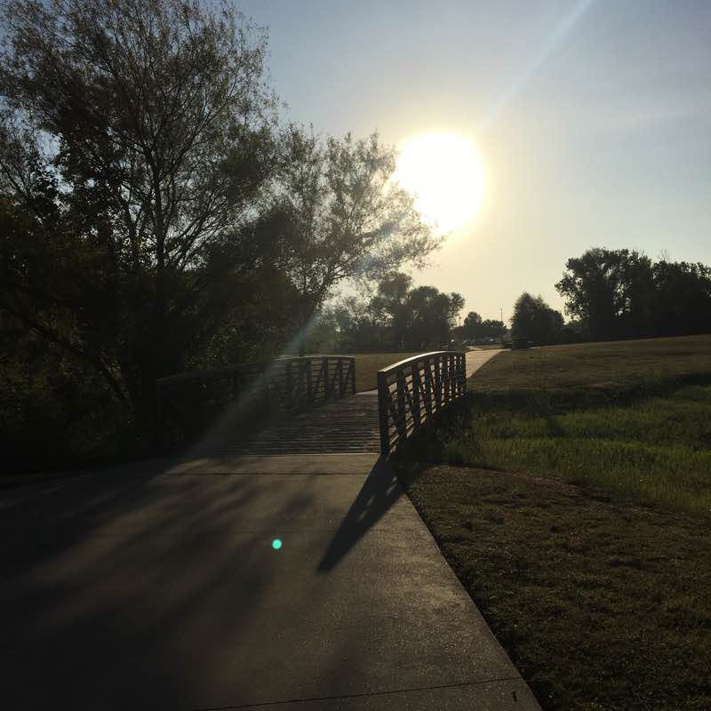 Recreation Center walking route map in Lancaster
