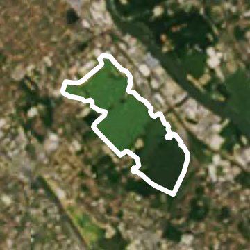 The lakes walking route map in Ris-Orangis