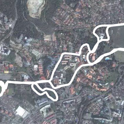 10KM Trial Run for RT21 @ USM..19.1.2020 walking route map in Gelugor