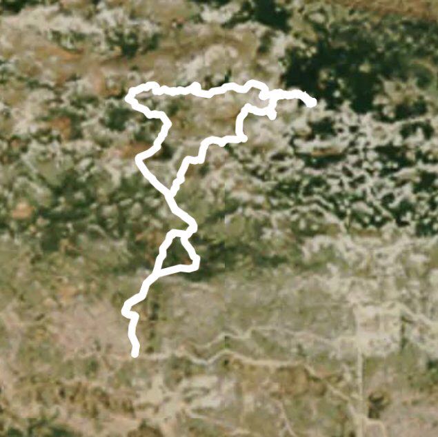 Elf hips walking route map in Muškovci