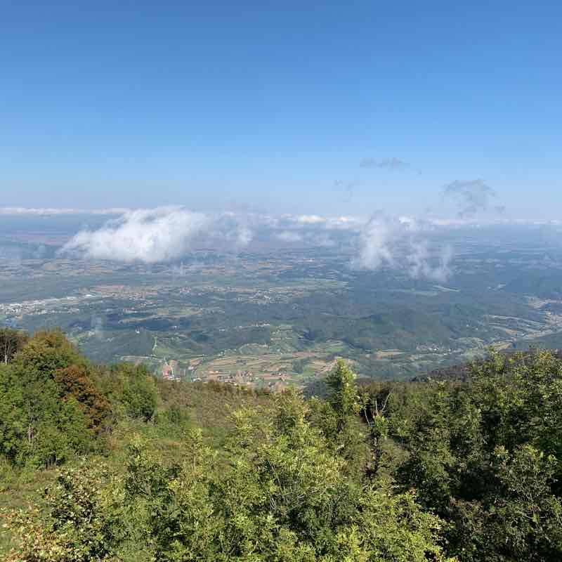 Ivanscica - Prigorec / Prekrizje / Ivanscica walking route map in Ivanečka Željeznica