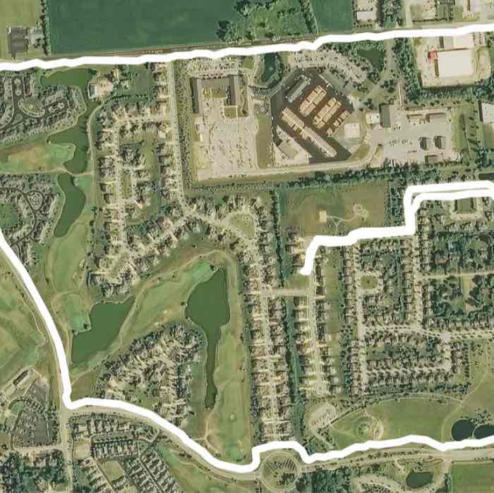 Ballantrae walking route map in Dublin