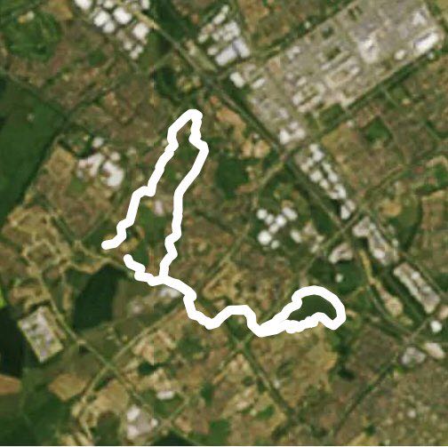 Shenley/Furzton walking route map in Shenley Lodge