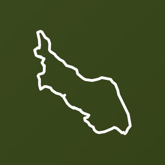 Tour of the small Pergin lakes walking route map in Buss