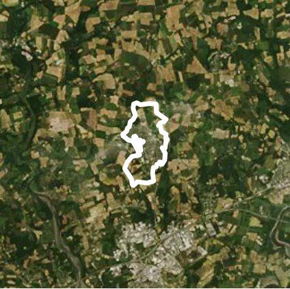 Caudan Tower walking route map in Caudan