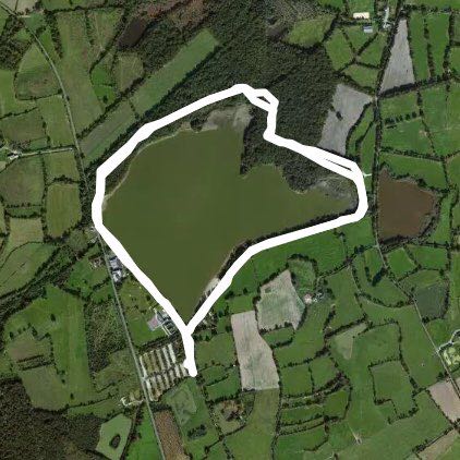 Saddle Ford walking route map in Sainte-Gemmes-le-Robert