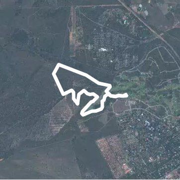 Koro Creek Park run/ walk walking route map in Modimolle