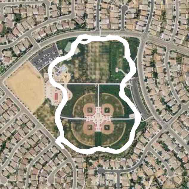 Morse Park, Elk Grove, CA. Walk California, USA Pacer