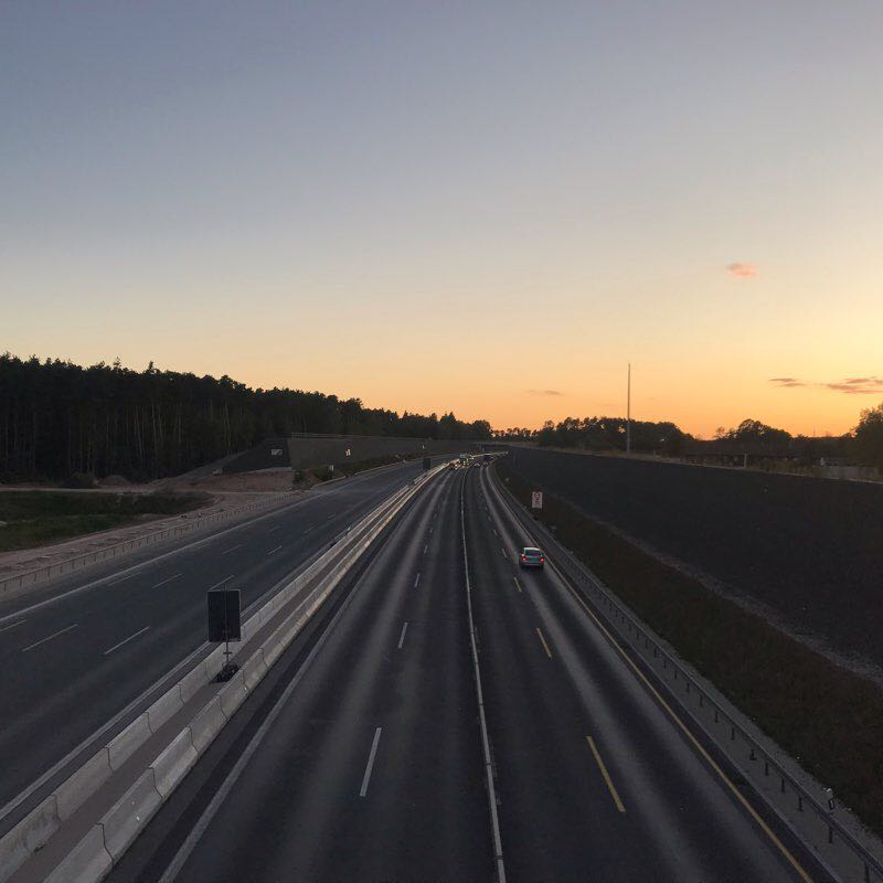 Nuremberg Thank you walking route map in Rednitzhembach