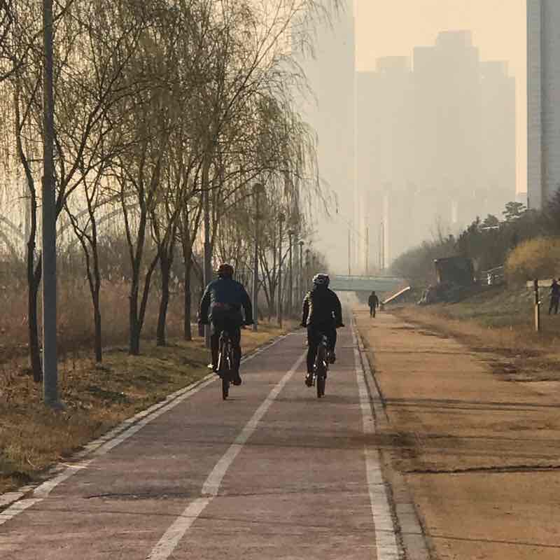 Dalbit Park, Songdo, Korea