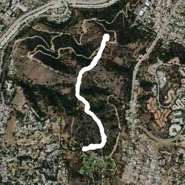 Ernest e debs walking route map in Alhambra