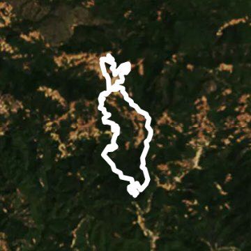 Armstrong redwoods walking route map in Guerneville